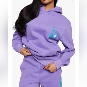 Samii Ryan x Smiley® Good Day Chenille Hoodie Size Small SO COZY AND COMFY